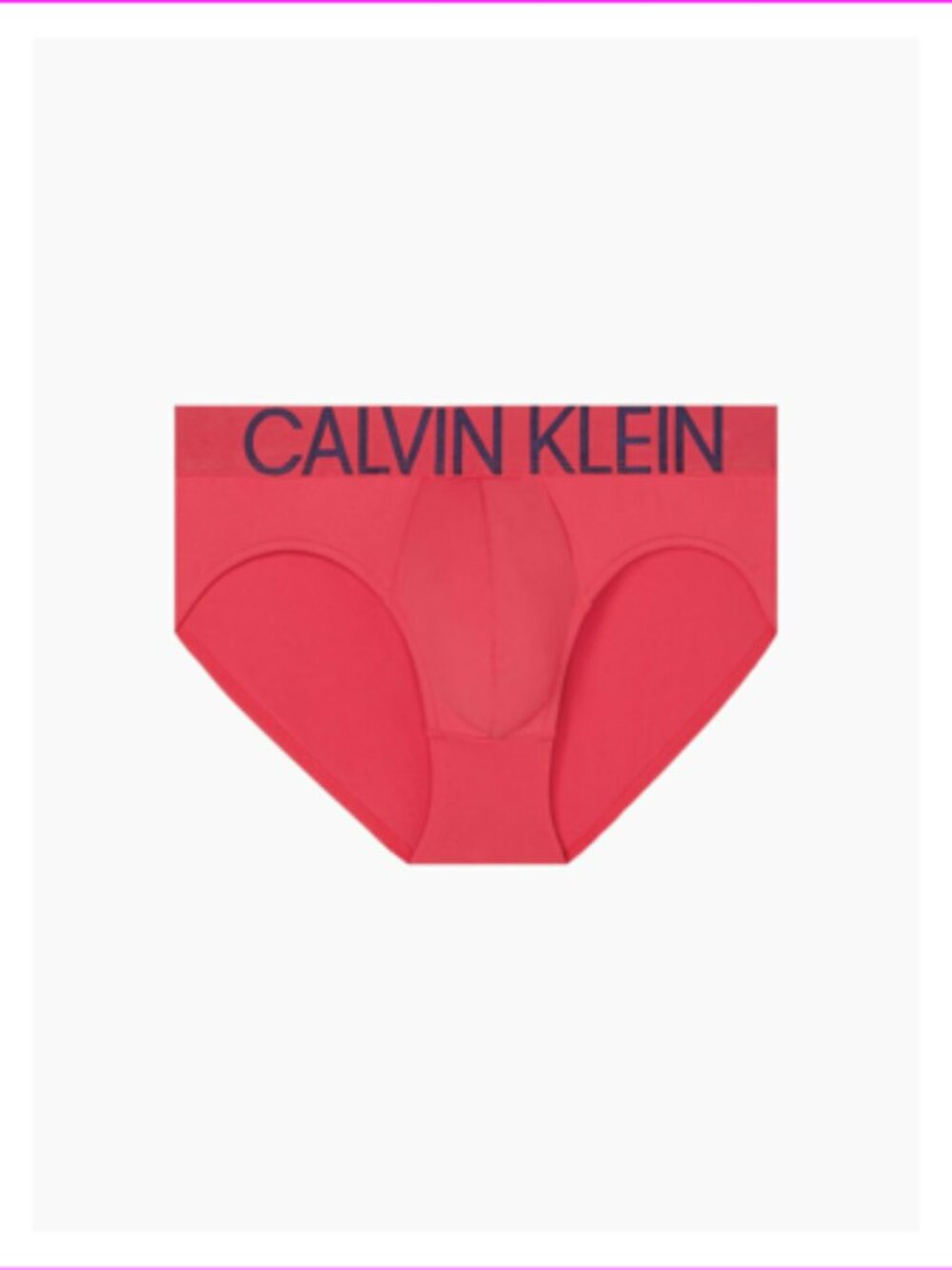 Calvin Klein Men's NB1701 Statement 1981 Micro Hip Brief Size L